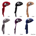 Skull pattern bandanas hair accessories headwrap turban